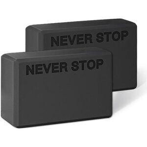 Yoga Block, High-Density EVA Foam 2 Pack Yoga Block with Non-Slip Textured